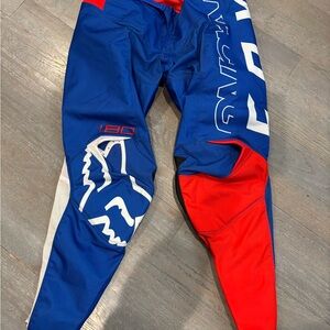 Fox Men’s Blue & Red Motocross Pants